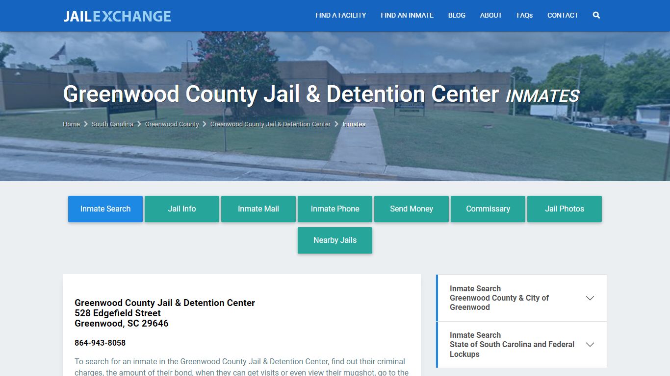 Greenwood County Inmate Search | Arrests & Mugshots | SC - JAIL EXCHANGE