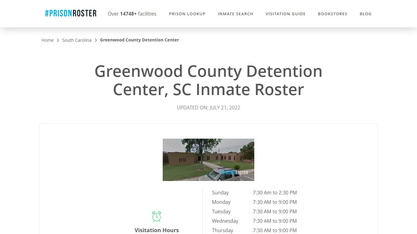 Greenwood County Detention Center, SC Inmate Roster - Prisonroster