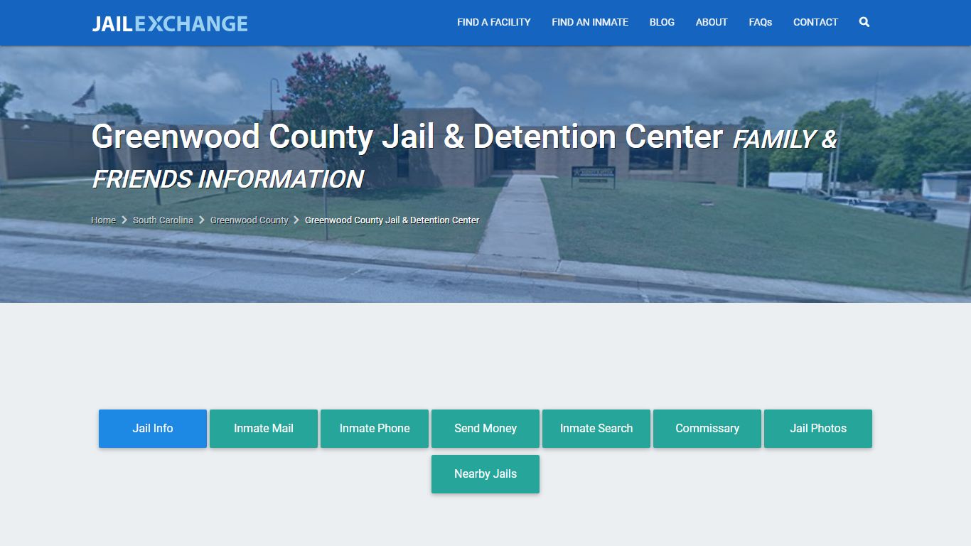 Greenwood County Jail & Detention Center SC - JAIL EXCHANGE